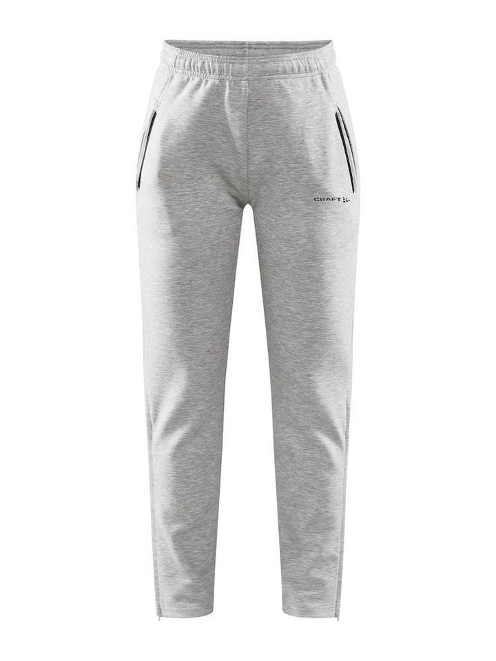 Craft Sweatpants Freizeithose Core Soul Zip (weiches Material) lang grau Damen von Craft