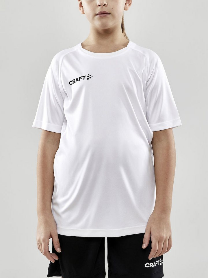 Craft T-Shirt (Trikot) Evolve - leicht, funktionell - weiss Kinder von Craft