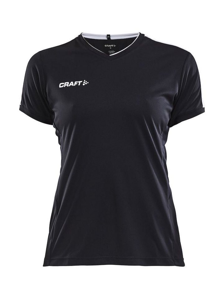 Craft T-Shirt Sport-Shirt Progress Practice (100% Polyester) schwarz Damen von Craft