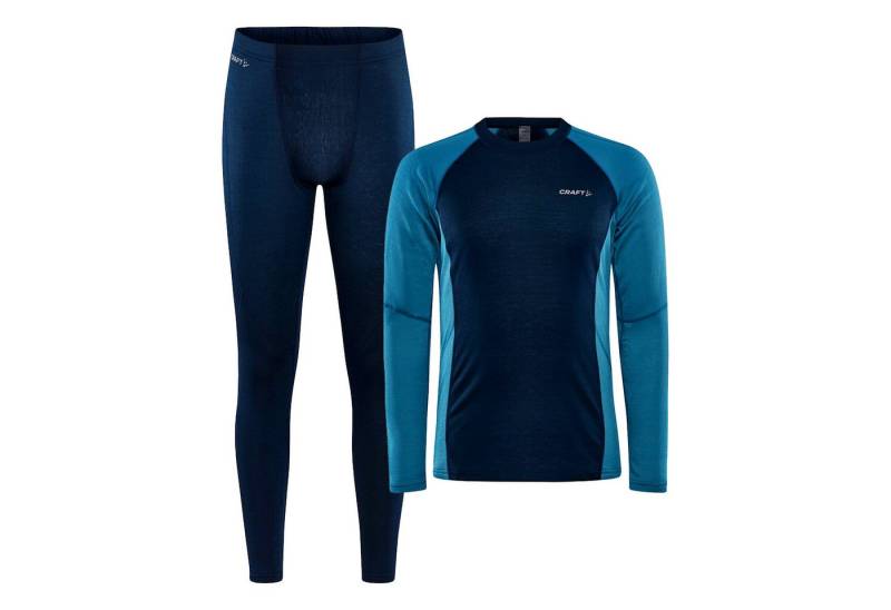 Craft Thermounterhemd Core Warm Baselayer Set (2-St., Lange Unterhose und Langarmshirt) mit weich angerautem Innenfutter von Craft