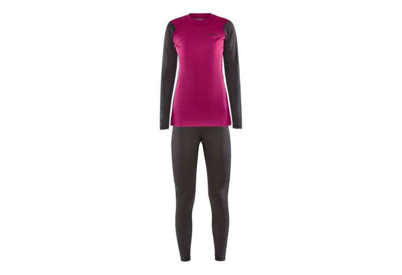 Craft Thermounterhemd Core Warm Baselayer Set (Oberteil + Hose) mit Markenschriftzug von Craft