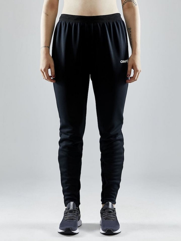 Craft Trainingshose Evolve Slim Pant (strapazierfähig, enge Passform) lang schwarz Damen von Craft