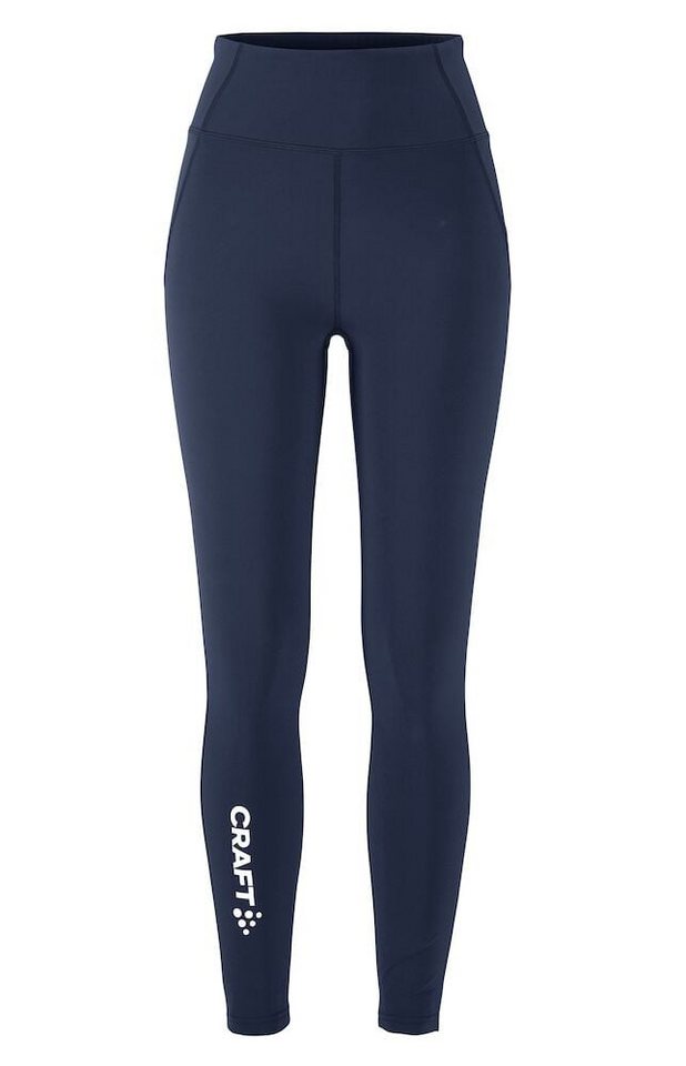 Craft Trainingshose Rush 2.0 Tights (optimale Passform, enganliegend) lang navyblau Damen von Craft