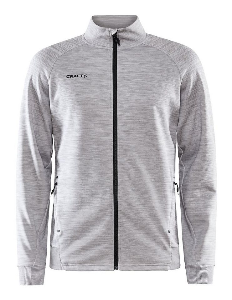 Craft Trainingsjacke ADV Unify (funktionelles Recyclingpolyester) hellgrau Herren von Craft