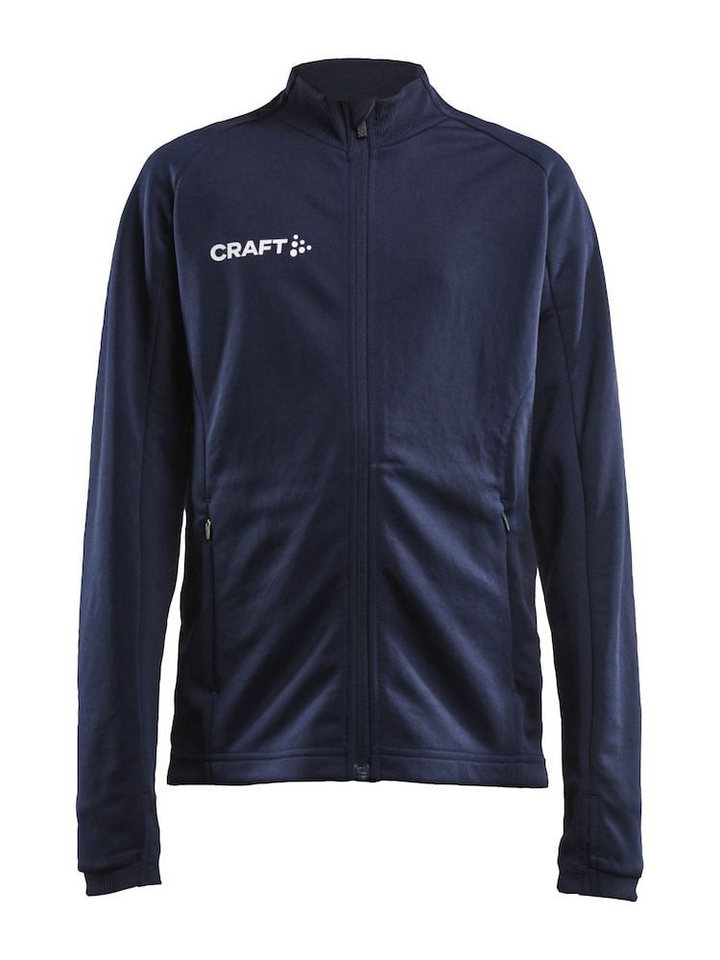 Craft Trainingsjacke Evolve Full Zip - strapazierfähige Mid-Layer-Jacke aus Stretchmaterial von Craft