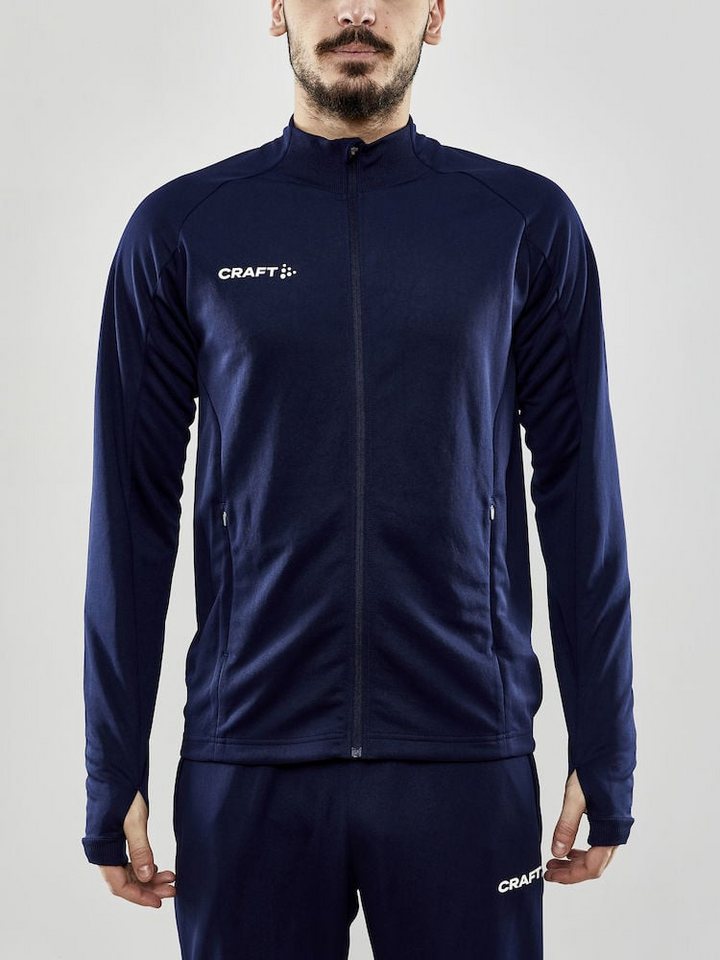 Craft Trainingsjacke Evolve Full Zip - strapazierfähige Mid-Layer-Jacke aus Stretchmaterial Craft Trainingsjacke Evolve Full Zip - strapazierfähige Mid-Layer-Jacke aus Stretchmaterial von Craft
