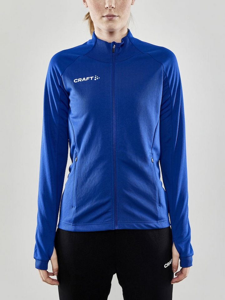 Craft Trainingsjacke Evolve Full Zip - strapazierfähige Mid-Layer-Jacke aus Stretchmaterial von Craft