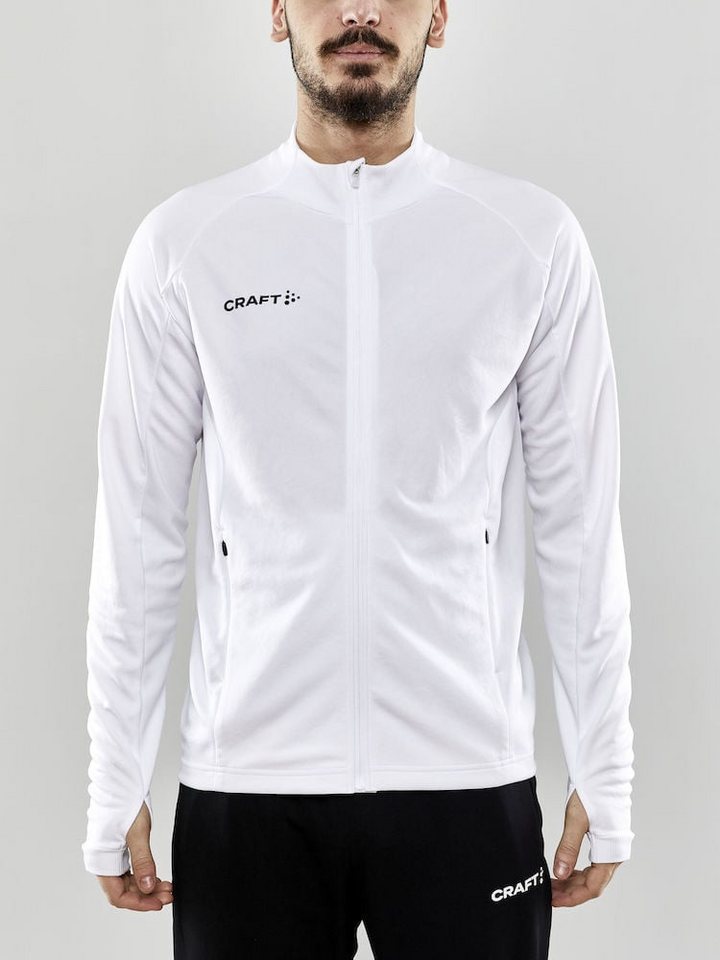 Craft Trainingsjacke Evolve Full Zip - strapazierfähige Mid-Layer-Jacke aus Stretchmaterial Craft Trainingsjacke Evolve Full Zip - strapazierfähige Mid-Layer-Jacke aus Stretchmaterial von Craft