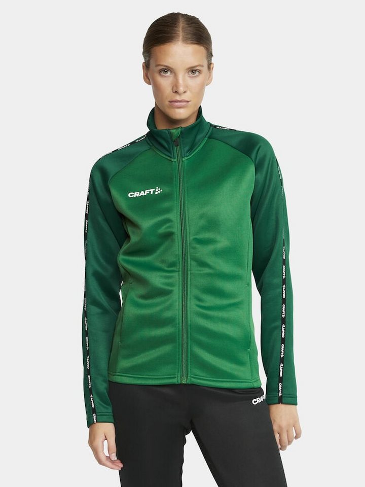 Craft Trainingsjacke Squad 2.0 Full Zip (mit Seitentaschen, elastisch Funktionsmaterial) von Craft