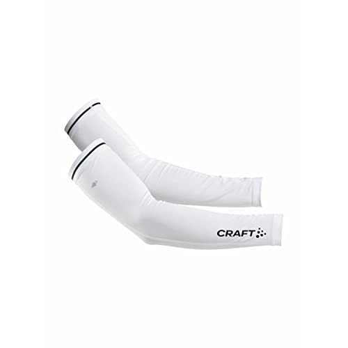 Craft Unisex Armlinge Progress Compression Sleeve 1911674 White M/L von Craft