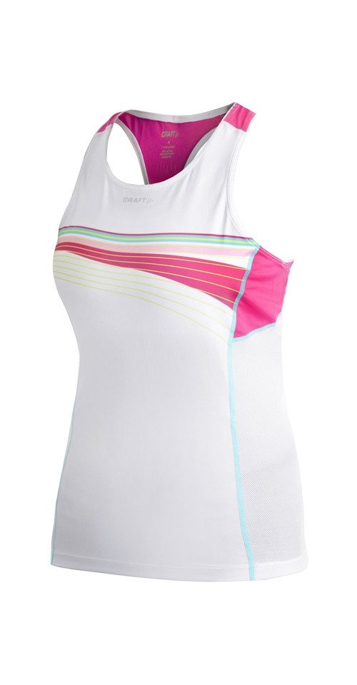 Craft Unterhemd COOL SINGLET W WHITE PRINT von Craft