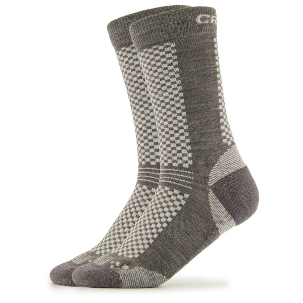 Craft - Warm Mid 2-Pack Sock - Multifunktionssocken Gr 43-45 grau von Craft