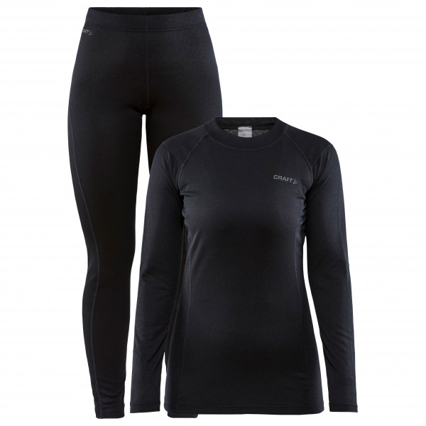 Craft - Women's Core Warm Baselayer Set - Kunstfaserunterwäsche Gr M schwarz von Craft