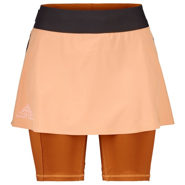 Craft - Women's Pro Trail 2In1 Skirt - Laufshorts Gr XXL beige Craft - Women's Pro Trail 2In1 Skirt - Laufshorts Gr XXL beige von Craft