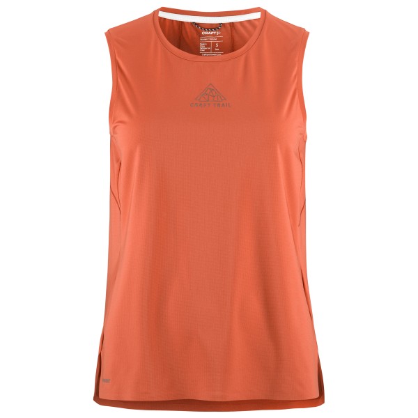 Craft - Women's Pro Trail Singlet 2 - Tank Top Gr L rot von Craft