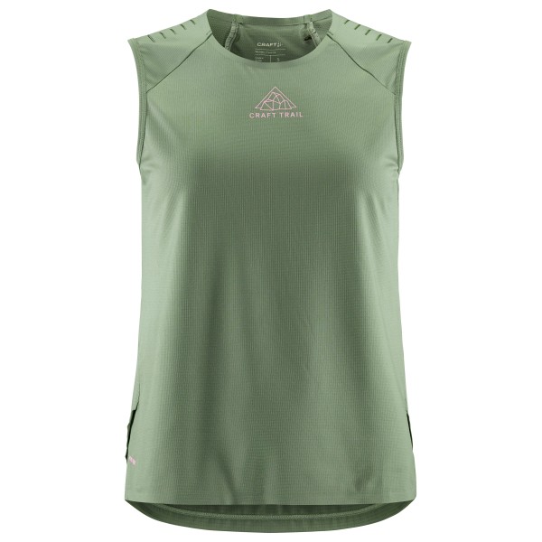 Craft - Women's Pro Trail Singlet - Top Gr L grün/oliv von Craft