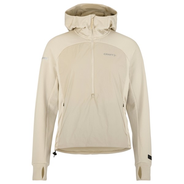 Craft - Women's Subz Light Hood Sweater - Laufjacke Gr XXL beige von Craft