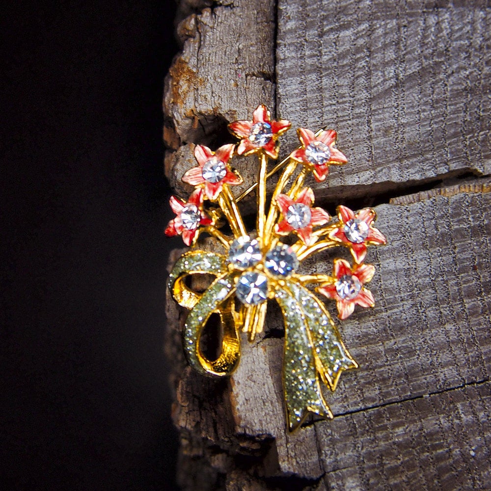 Aprikose Blumenbrosche #5461 Aprikose Blumenbrosche #5461 von Craft365com