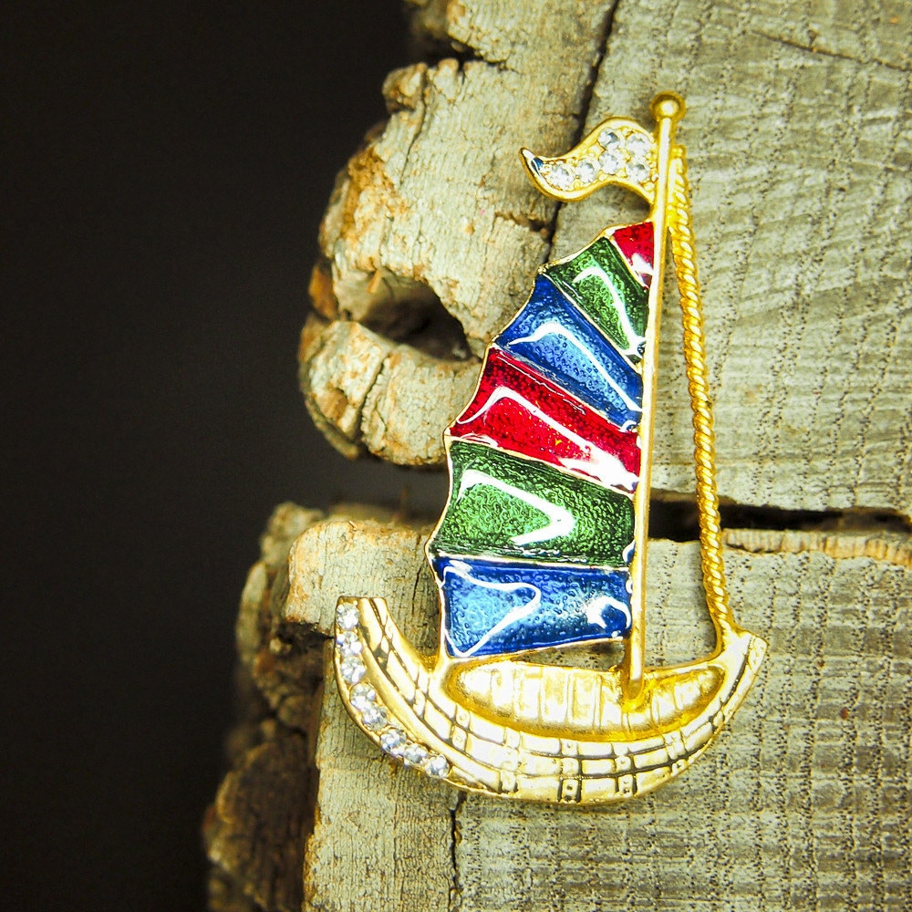Chinese Junk-Brosche #5420 Chinese Junk-Brosche #5420 von Craft365com