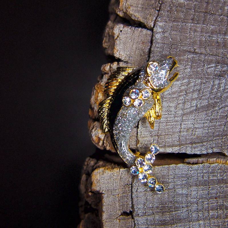 Lachs Fisch Brosche #5458 von Craft365com