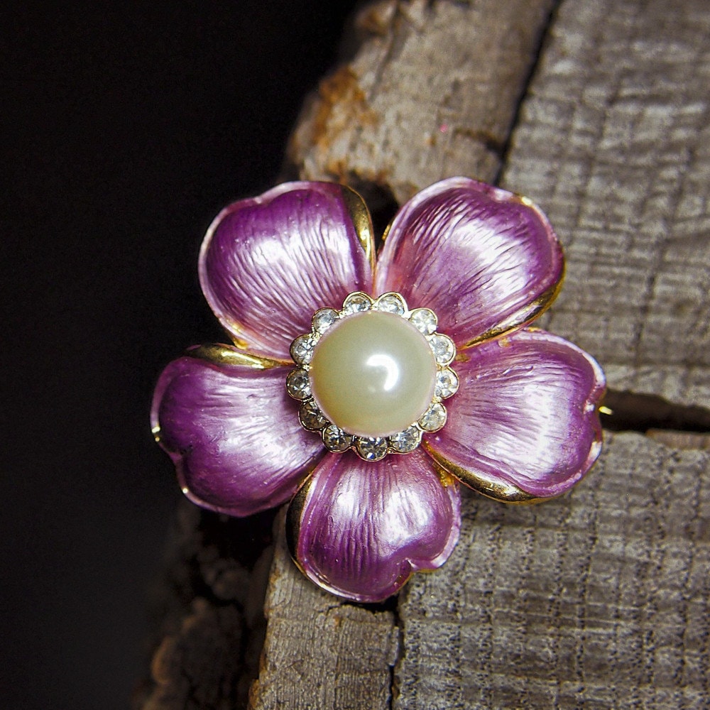 Perle Daisy Brosche #5454 Perle Daisy Brosche #5454 von Craft365com