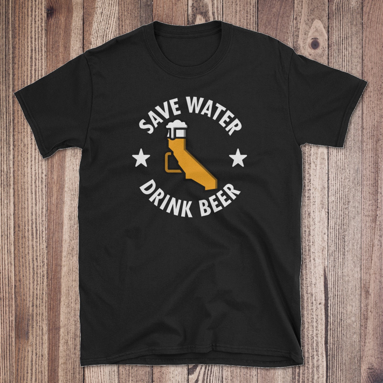 Sparen Sie Wasser Trinken Lokale Kalifornien Beer Herren T-Shirt, Bier Von Hier Ca-T-Shirt, Jungs Zustand Shirt von CraftBeerist