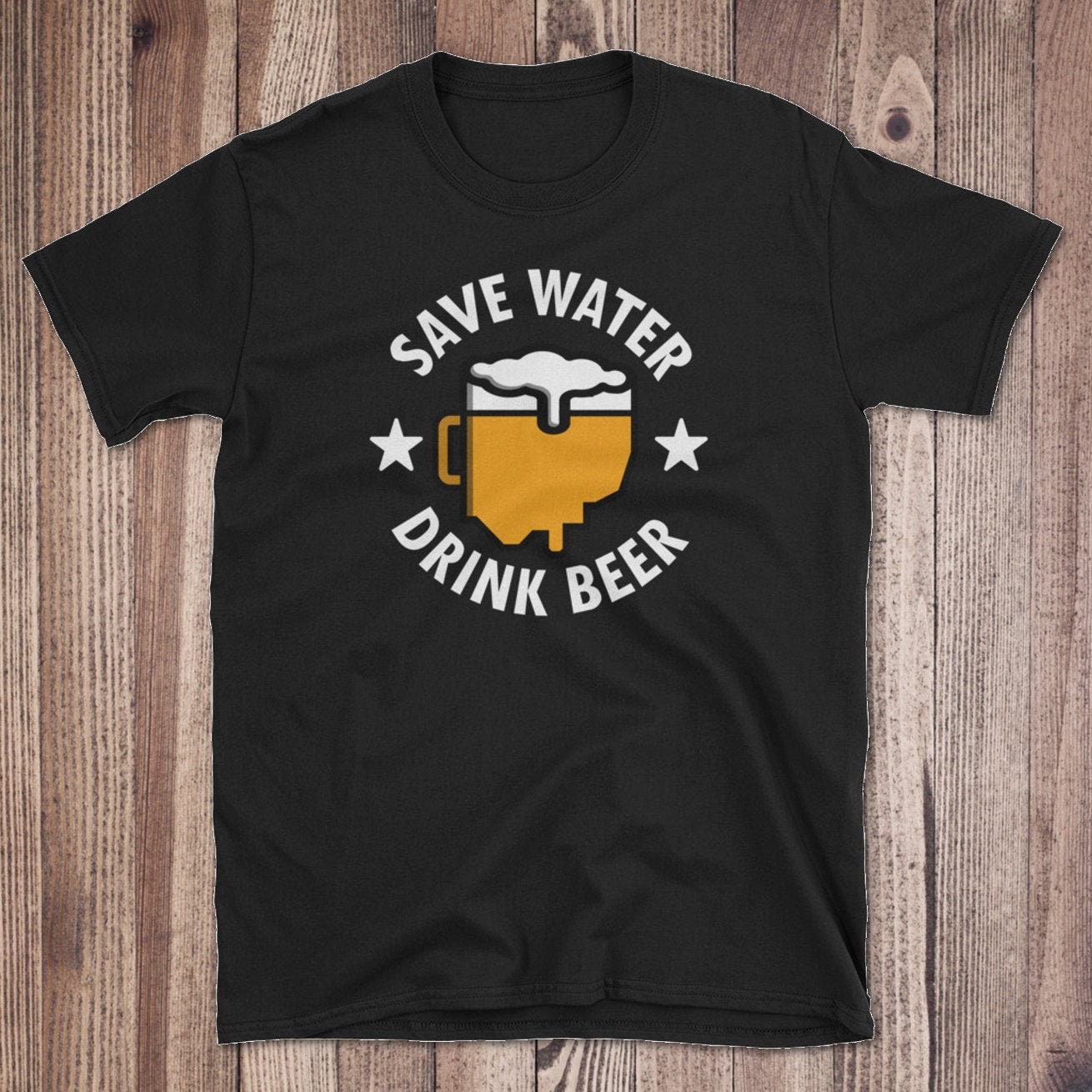 Sparen Sie Wasser Trinken Lokale Ohio Beer Herren T-Shirt, Bier Von Hier Oh-T-Shirt, Jungs Zustand Shirt von CraftBeerist
