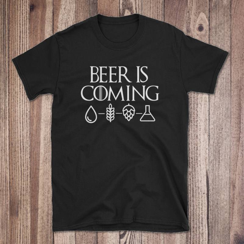 Spiel Der Throne Bier Ist, Kommen Lustige Tshirt, Got Wortspiel Hemd, Herrenhemden Handwerk von CraftBeerist