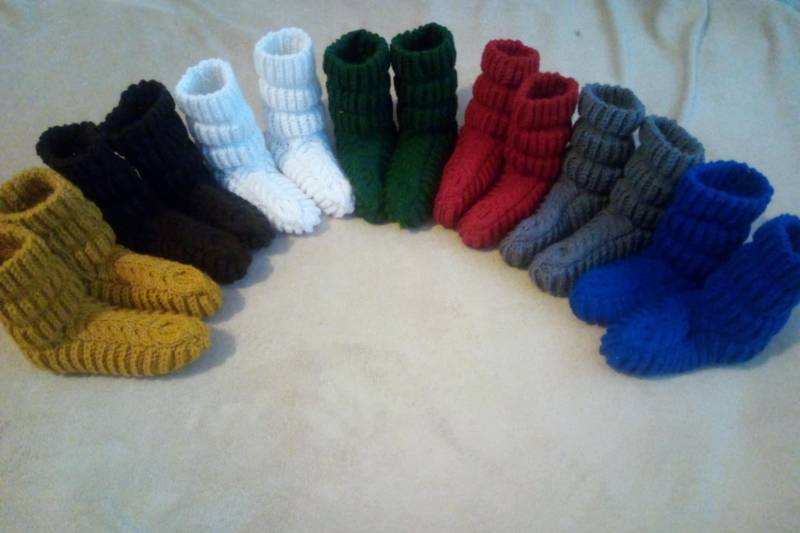 Handgestrickte Wollsocken/Multicolor Handgestrickte Wollsocken/Multicolor von CraftByAlla