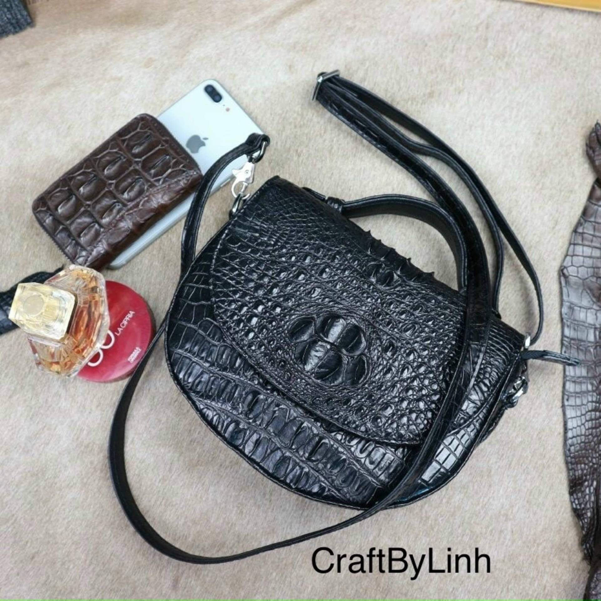 Echte Al-Li Handtasche Für Mädchen, Leder Handtasche, Mädchen Luxus Designer Frauen von CraftByLinh