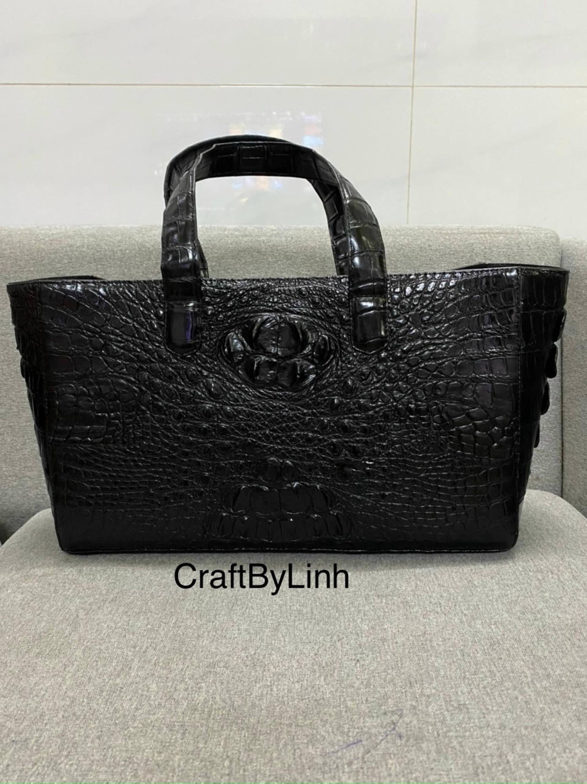 Handgemachte Leder Reisetasche, Business Tasche, Nachttasche, Duffle, Vietnam Al-Li Top Henkeltasche Für Männer Und Frauen, Tasche Unterwegs von CraftByLinh