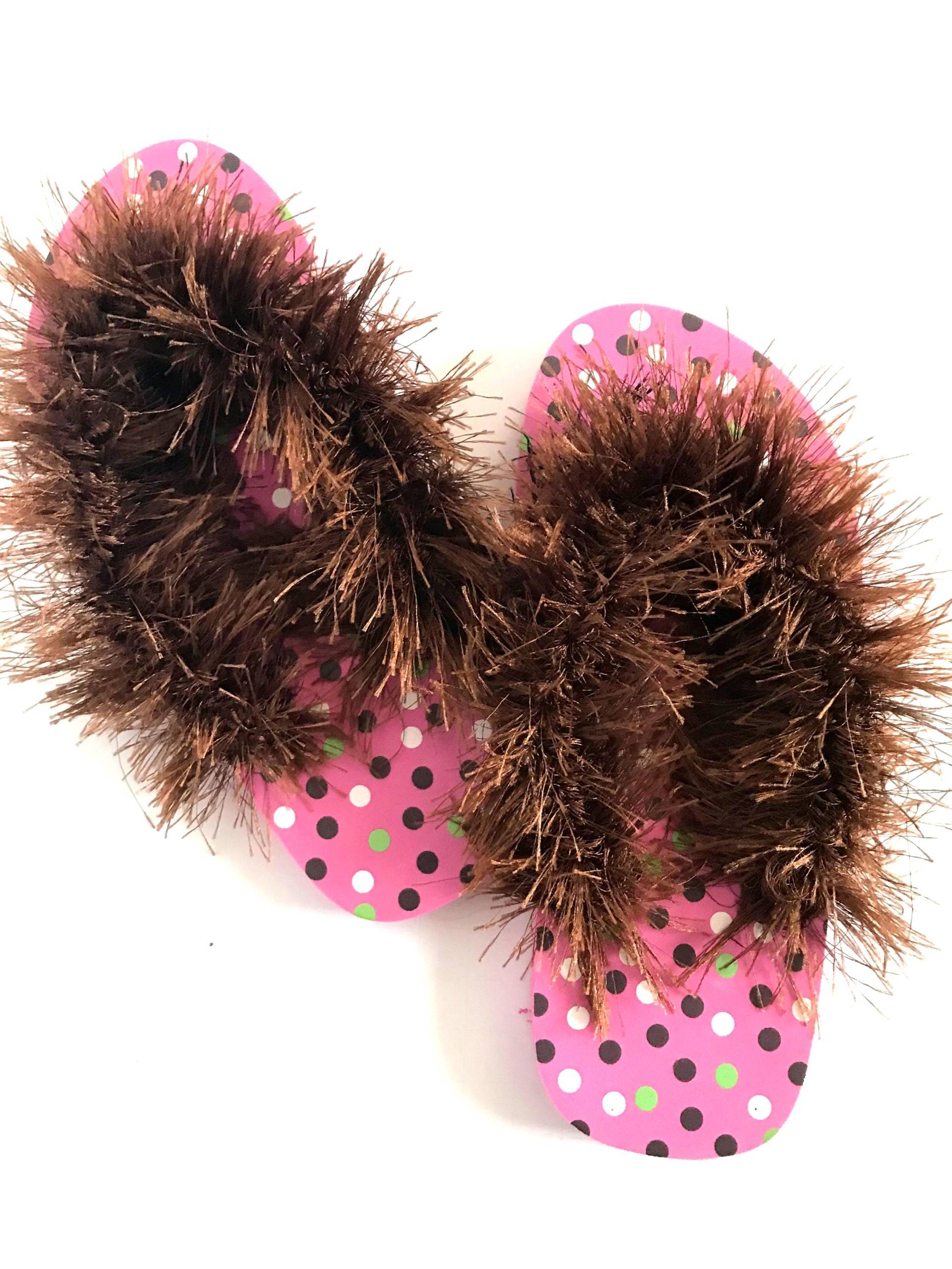 Flauschige Flauschige Flip Flops - Kind Flauschige Flauschige Flip Flops - Kind von CraftCrazedDesigns
