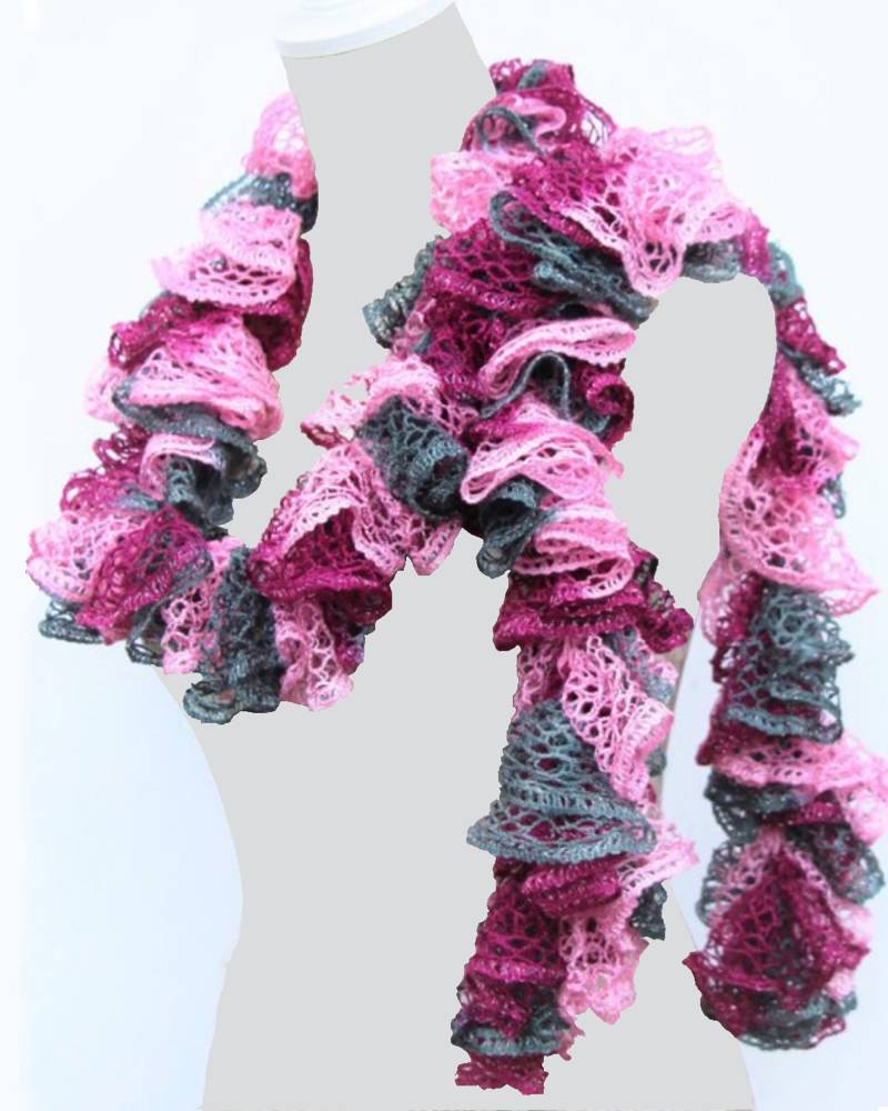 Ruffle Schal, Geschenk Für Frau, Geschenke Sie, Handmde Häkeln Gesicht Abdeckungen, Womens Fashion Schals Von Craftcrazy4U Auf Etsy von CraftCrazy4U