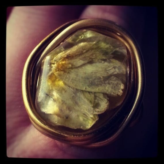 Gold Hop Ring - Nord-Michigan Hops Craft Beer Lovers Brauerei Schmuck Gem Natur von CraftHouseTC