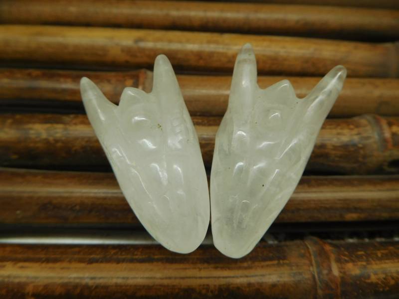 Bergkristall Tier Anhänger. Natürlicher Edelstein Drache. Drachen Quarz Schnitztier | C0869 von CraftStoreGoods