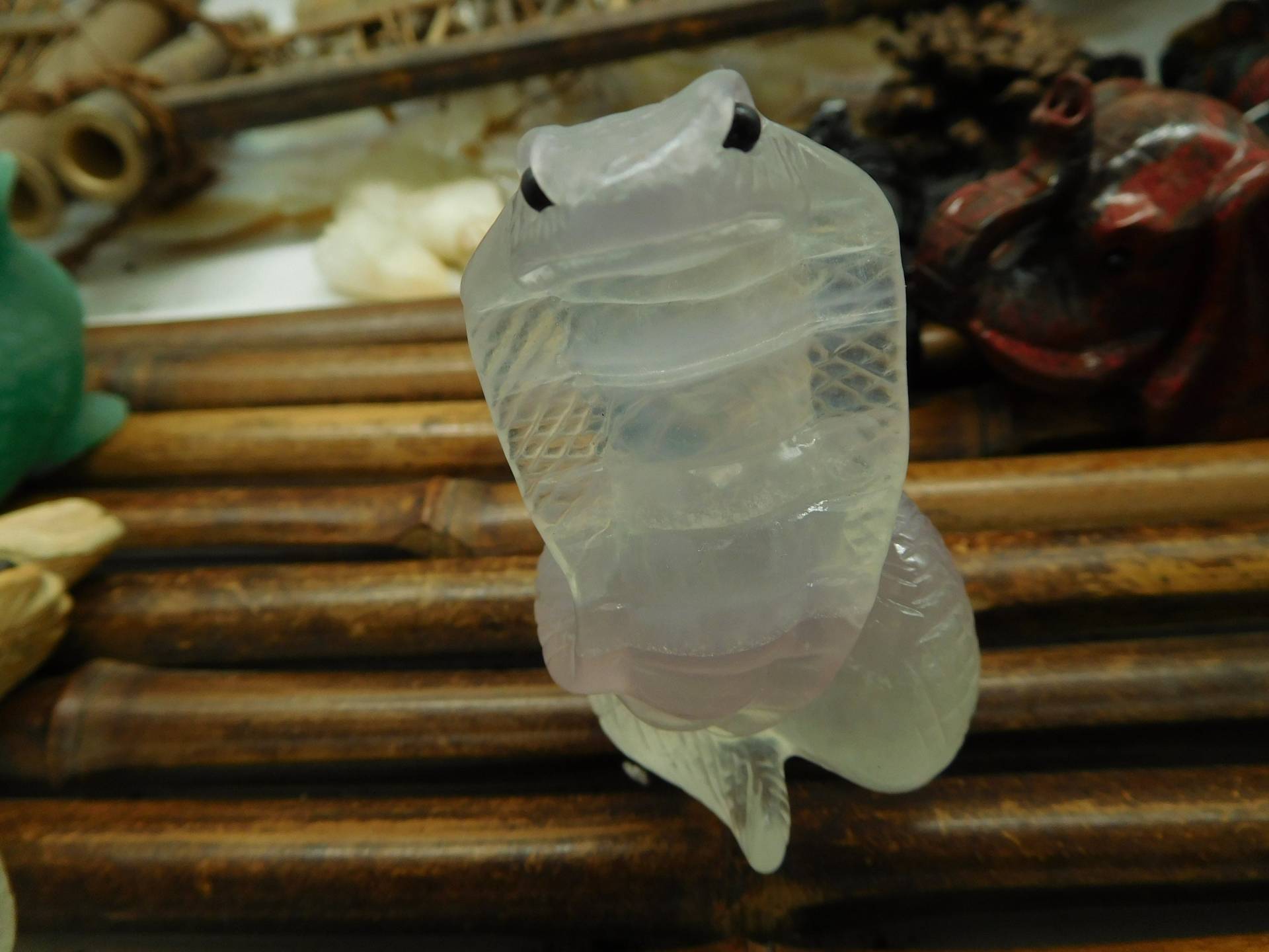 Fluorit Schlange Statue Handgemachte Schnitzerei Personalisierte Geschenk Für Tierliebhaber. Schnitzen Von Naturedelstein | D0306 von CraftStoreGoods