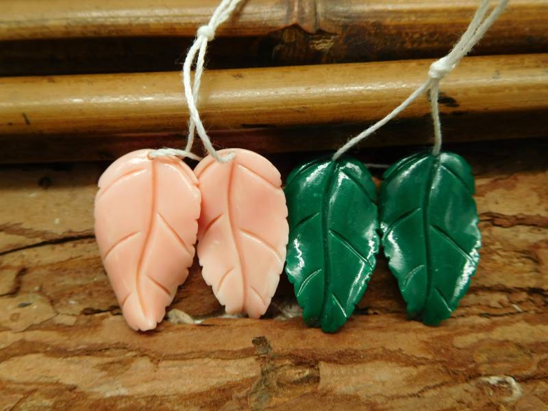 Shell Carving Perle. Blattschale | B4497 von CraftStoreGoods