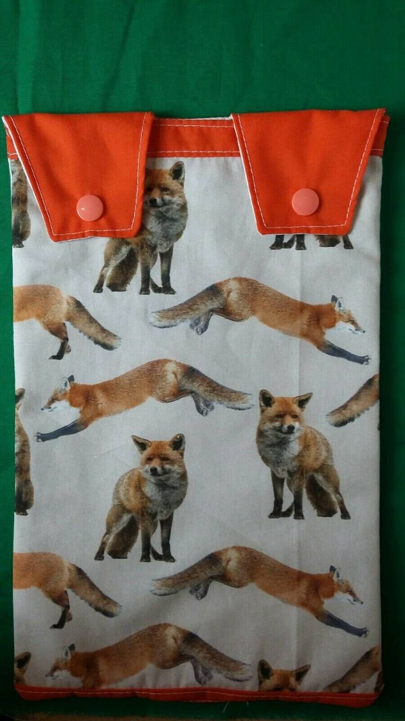 Cathener Beinbeutel Abdeckung. Füchse. Gedruckt Design. Komplett Abwaschbar von CraftbyTiana