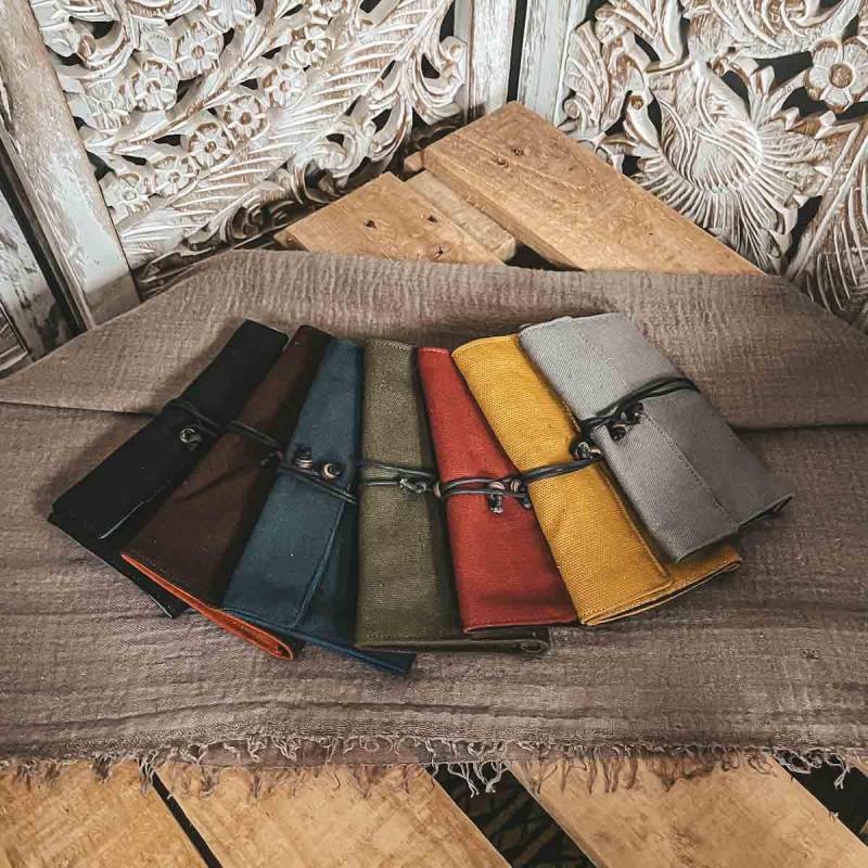 Canvas Tabakbeutel Stoff Rauchen Roll Zubehör von CrafterElena