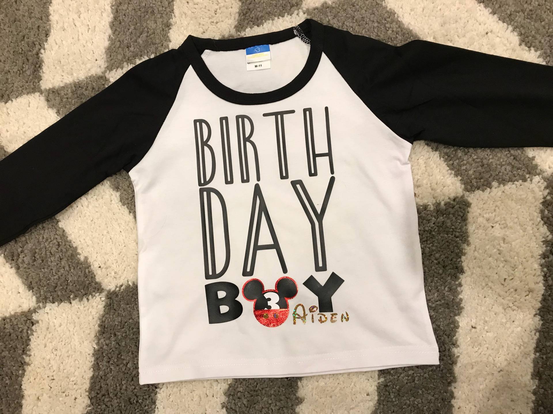 Mickey Mouse Geburtstag Shirt Mickey Mouse Geburtstag Shirt von CrafticaDesigns