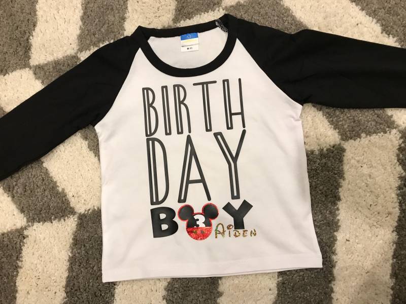Mickey Mouse Geburtstag Shirt Mickey Mouse Geburtstag Shirt von CrafticaDesigns
