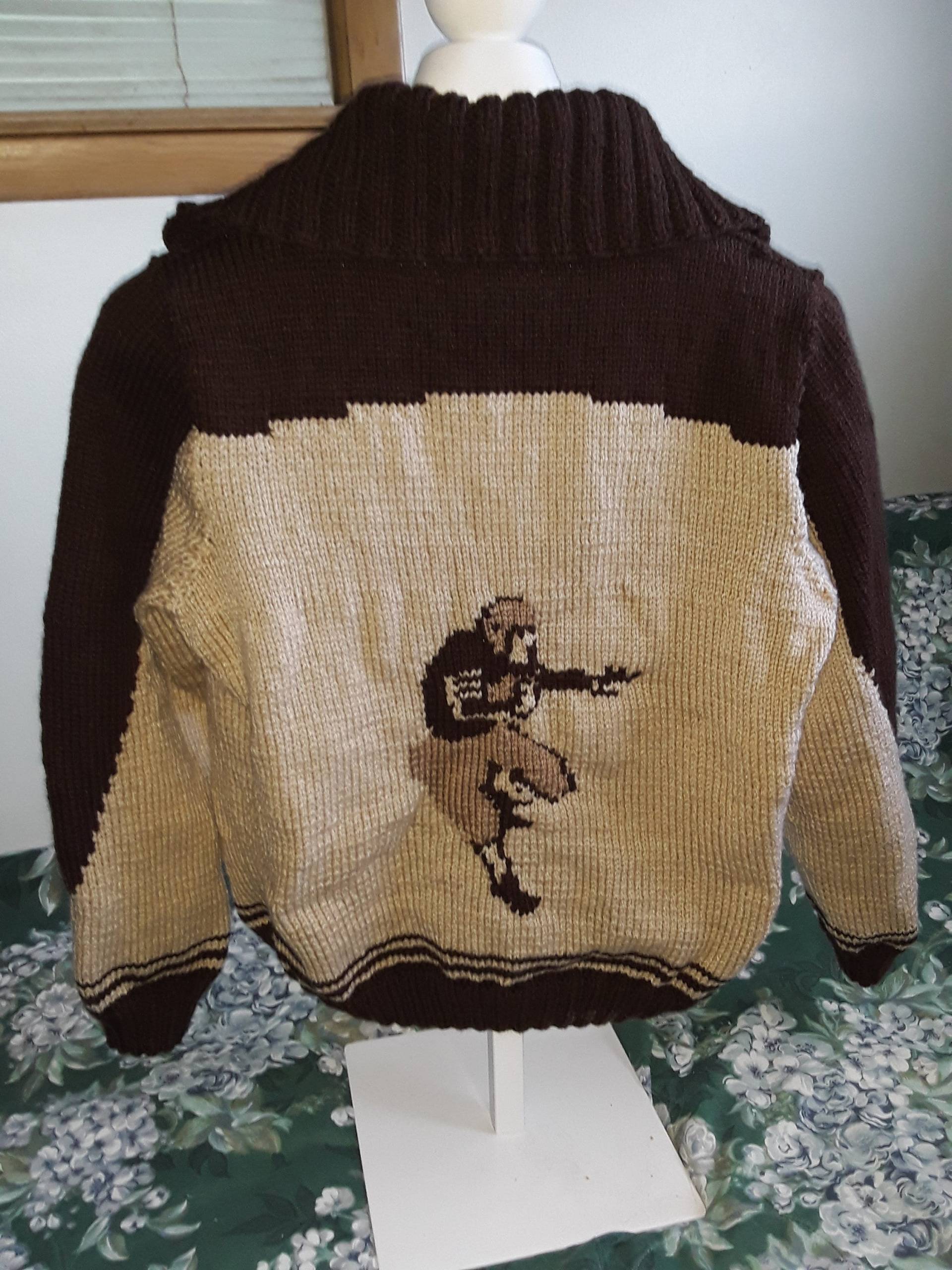 Fußball Strick-Cardigan-Größe 42" Fußball Strick-Cardigan-Größe 42" von CraftingAddiction
