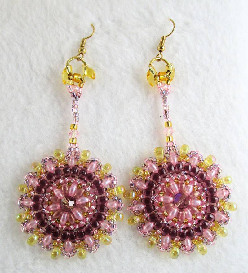 Goldenes Rosa Lila Mandala von CraftingCatherine09