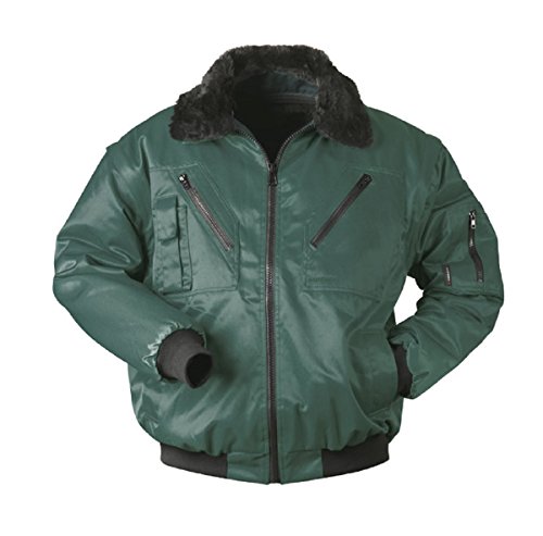 Craftland Pilotenjacke 4 in 1 Blouson, Grössen S-4XL, (M, Grün) von Craftland