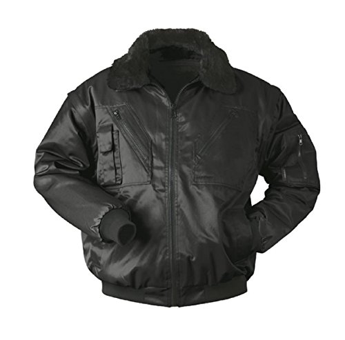 Craftland Pilotenjacke 4 in 1 Blouson, Grössen S-4XL, (M, Schwarz) von Craftland