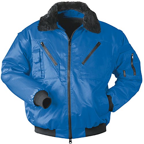 Craftland Pilotenjacke 4 in 1 Blouson, Grössen S-4XL, (XL, Kornblau) von Craftland
