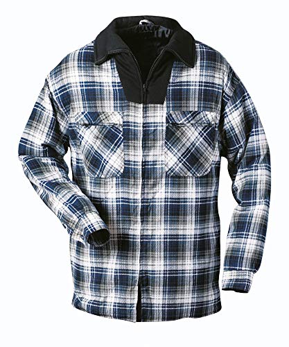 Feldtmann Thermohemd INUVIK mit Reißverschluss Holzfällerhemd Hemd gefüttert Größe S - 4XL (4XL) von Craftland