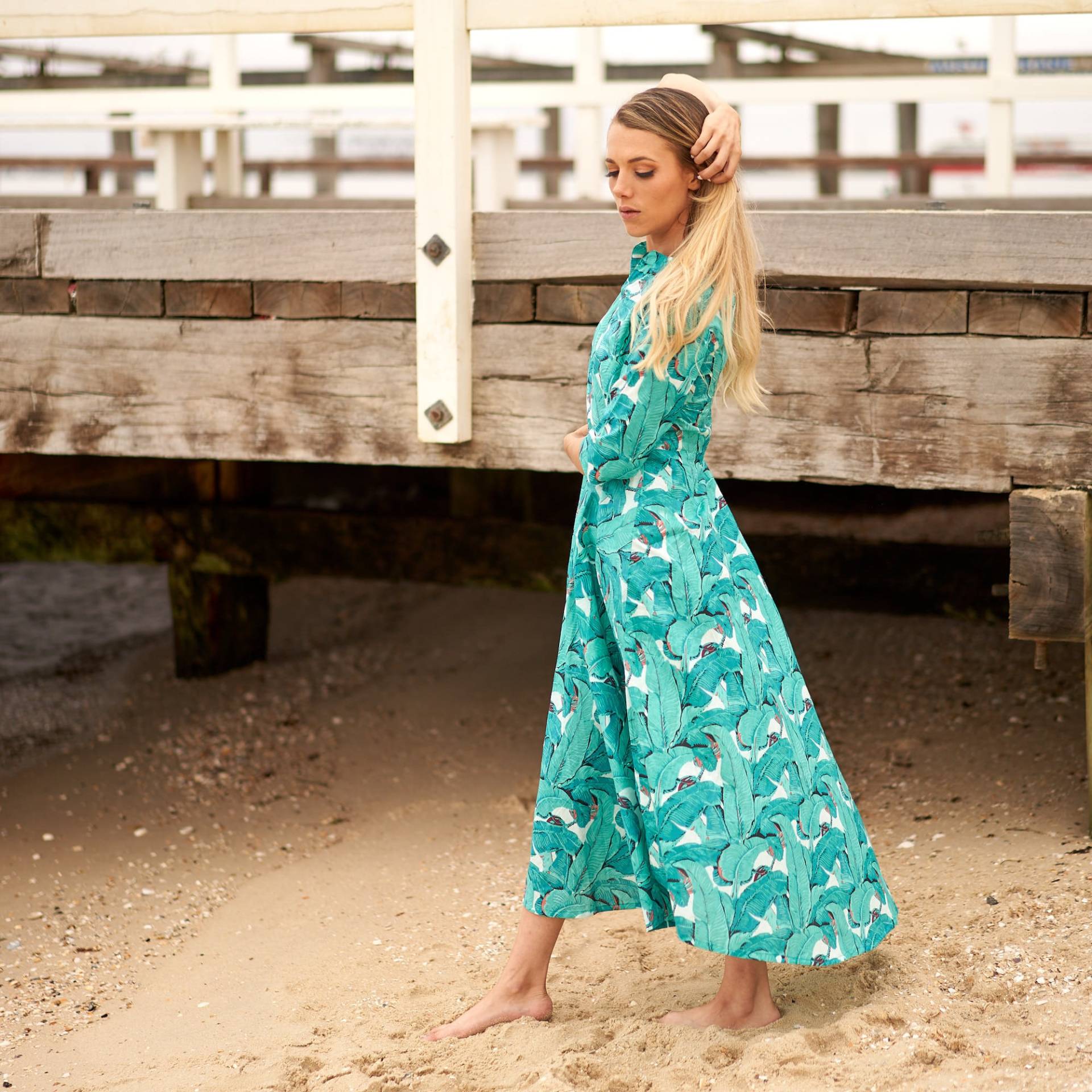 Baumwolle Maxi Kleid | Sommerkleid Boho Geschenk Für Sie Langes Frauen Kimono Wickelkleid Valentinstag Muttertag Weihnachten von CraftluxeAustralia