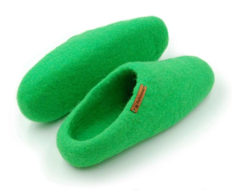 Filzpantoffeln Aus 100% Wolle, Wolle Hausschuhe, Pantoffeln Feltiness von Craftmano