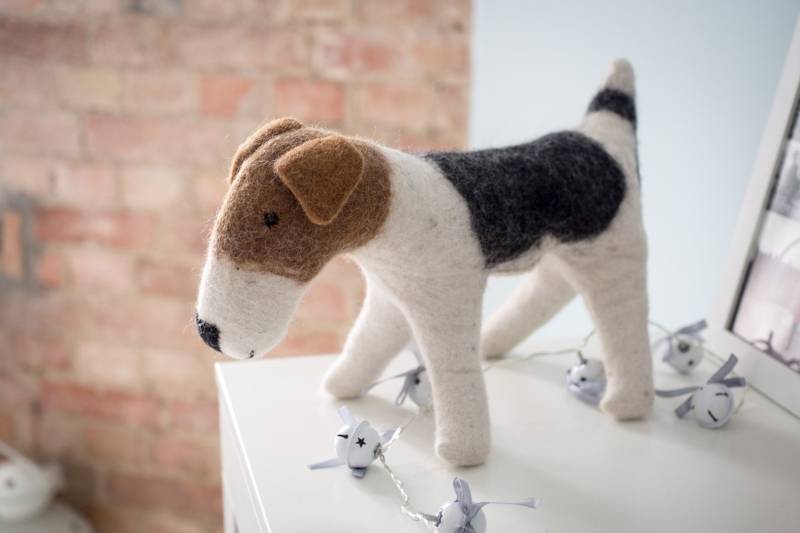 Terrier - Filz Haustier Von 100% Wolle von Craftmano
